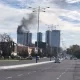 Toshkentdagi IT park binosida yong‘in yuz berdi (video)