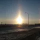 Mo‘’jiza! Qozog‘iston osmonida uchta quyosh chiqdi (video)