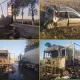 Самарқандда юк машинаси «Lada Largus» билан тўқнашиб ёниб кетди