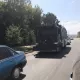 Atamboyevni qo‘lga olish uchun ichida militsionerlar bo‘lgan avtobuslar Qo‘y-Tosh tomon yo‘l oldi (video)