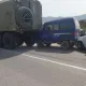 Jizzaxda maxsus harbiy avtomobil, Nexia-2 va Damas ishtirokida YTH sodir bo‘ldi