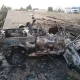 Сурхондарёда “Ваз-2107” автомашинаси портлаб кетди (фото)