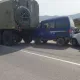 Jizzaxda maxsus harbiy avtomobil, Nexia-2 va Damas ishtirokida YTH sodir bo‘ldi