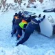 «Qamchiq» dovonida 3 ta mashina handakka tushib ketdi