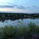 Krivoy Rog shahriga raketa zarbasidan keyin Ingules daryosi toshib ketdi (video)