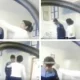 O‘qituvchi bemor onasi tufayli darsdan ketib qolgan o‘quvchisini urmoqda (video)