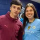Abdukodir Khusanov met with famous blogger Celine Dept