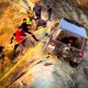 Tog‘li velotrassaga tiqilib qolgan Jeep Wrangler’ni qutqarish jarayoni (video)