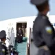 Эрон президентини расмий кутиб олиш маросими бўлиб ўтди (фото)