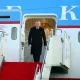 Шавкат Мирзиёевни Нур-Султондаги аэропортда Қосим-Жўмарт Тўқаев кутиб олди