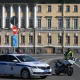 Sankt-Peterburgda politsiya binosi yonida ukraincha shior yozilgan dubulg‘a topildi