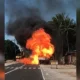 Filippinda 50 ta gaz ballonlari boʻlgan motoroller yonib ketdi (video)