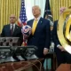 The President of FIFA presented Trump with a special ball for the 2026 World Cup