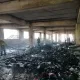 Андижондаги тикув цехида ёнғин содир бўлди (видео)