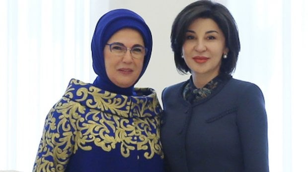 Ziroat Mirziyoyeva Turkiyaning birinchi xonimi bilan uchrashdi (foto)