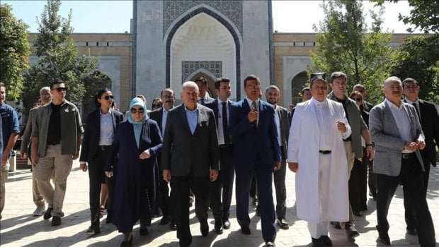 Binali Yildirim Samarqandga bordi (foto)