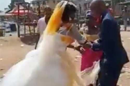 Nigeriyalik ayol erining ikkinchi xotinga uylanish marosimini yo‘qqa chiqardi