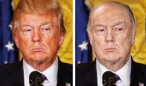 «Haqiqiy» Donald Trampning taxminiy qiyofasi