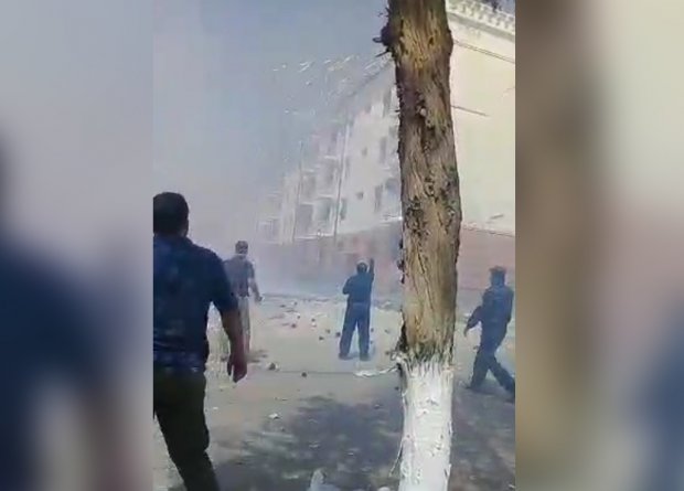 Termizdagi koʻpqavatli uylardan birida gaz portladi (video)