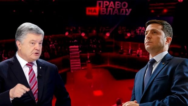 Poroshenko va Zelenskiyning o‘zaro tortishuvi videosi