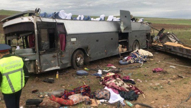 Jambulda halokatga uchragan avtobusda O‘zbekiston fuqarolari bo‘lgan