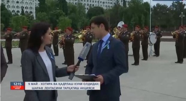 Toshkentda «Sharaf lentalari»ni tarqatish aksiyasi o‘tkazilmoqda (video)