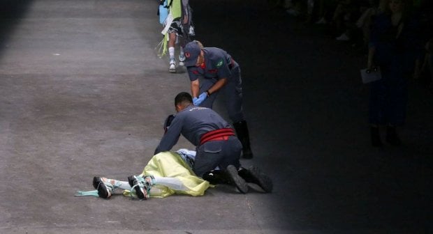 Braziliyada 26 yoshli model tomoshabinlar ko‘z o‘ngida halok bo‘ldi (video)