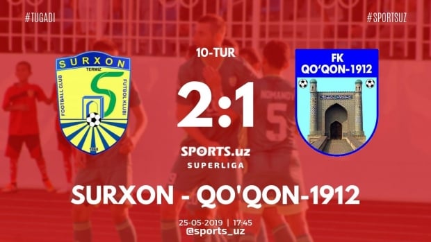 Superliga. "Surxon" o‘z maydonida "Qo‘qon-1912"ni mag‘lub etdi