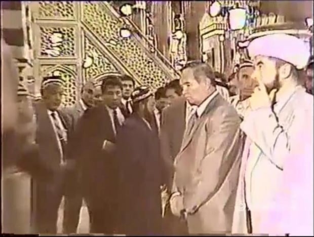 Islom Karimovning Madina ziyorati (video)
