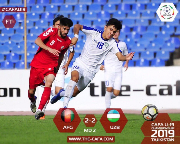 Афғонистон U-19 - Ўзбекистон U-19 2:2 (видео)