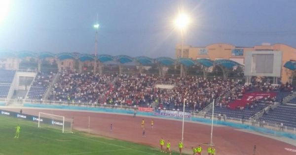 Vodiy derbisidan keyin Andijondagi stadionda tartibsizlik yuzaga keldi (video)