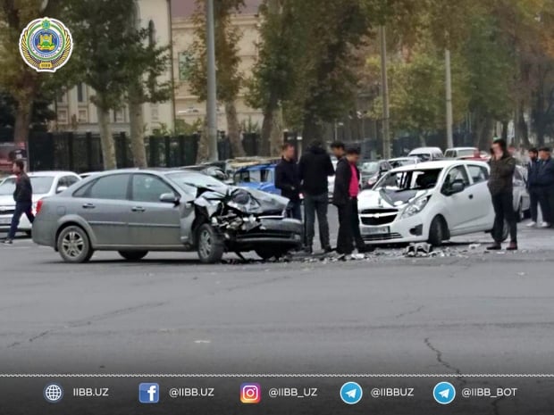 Mirobodda Spark va Lacetti to‘qnashdi