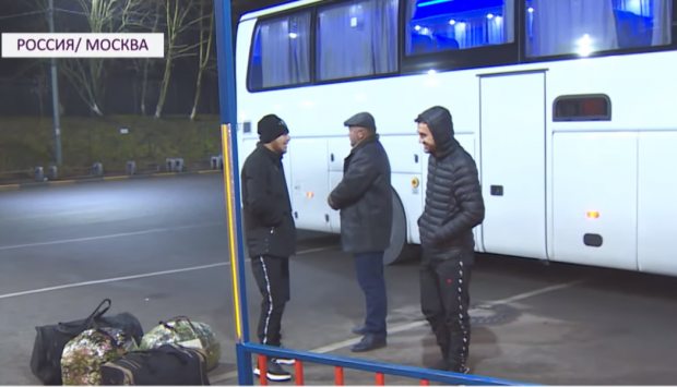 Тошкентдан Москвага мунтазам қатновчи автобуснинг биринчи рейси 3 кишига хизмат кўрсатди (видео)