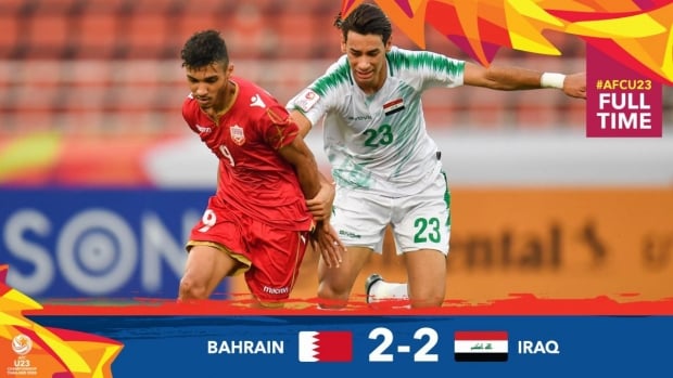 U-23 OCH. Bahrayn so‘nggi daqiqalarda Iroq ustidan qozonayotgan g‘alabasini boy berdi