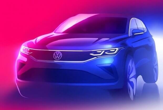 Volkswagen янгиланган Tiguan’нинг суратини эълон қилди