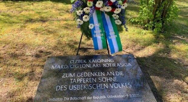 Germaniyada o‘zbek xalqining mard o‘g‘lonlari xotirasiga yodgorlik o‘rnatildi