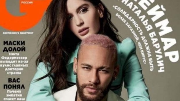 Neymar yangi ma’shuqasini ko‘z-ko‘z qildi (foto)