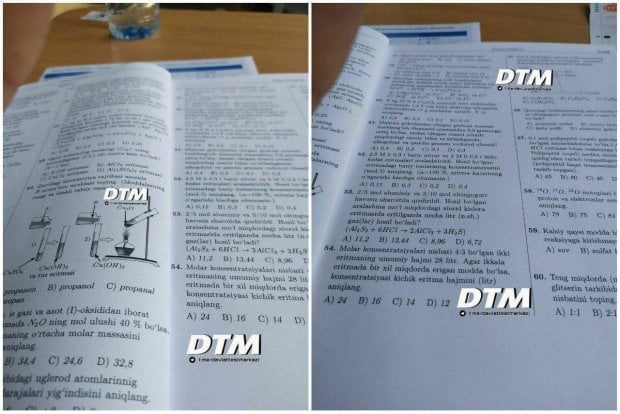 DTM: Internetda surati tarqalgan testlar bo‘yicha abituriyentlarga chora ko‘rilgan