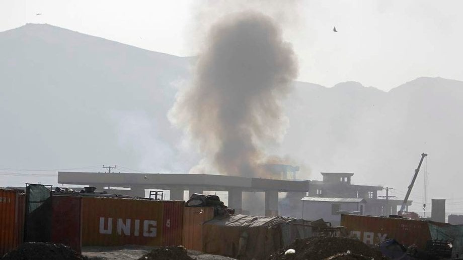 Kobul aeroportida yong‘in boshlandi (video)