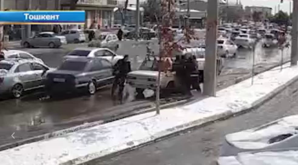 Toshkentda yo‘l talashgan «Jiguli» va «Volga» haydovchilari janjallashdi