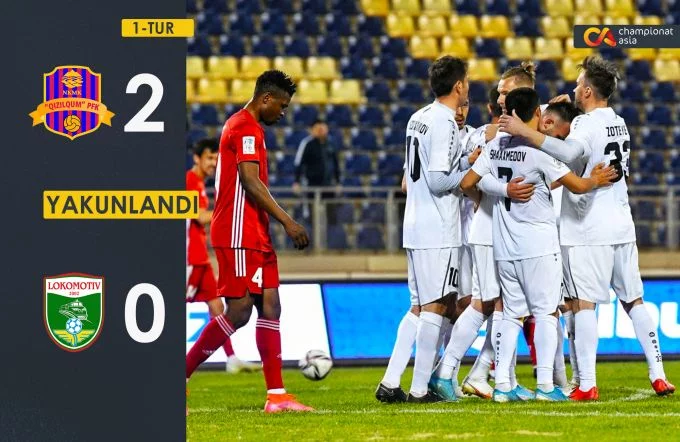 Superliga. "Qizilqum" Olmaliqda "Lokomotiv"dan ustun keldi