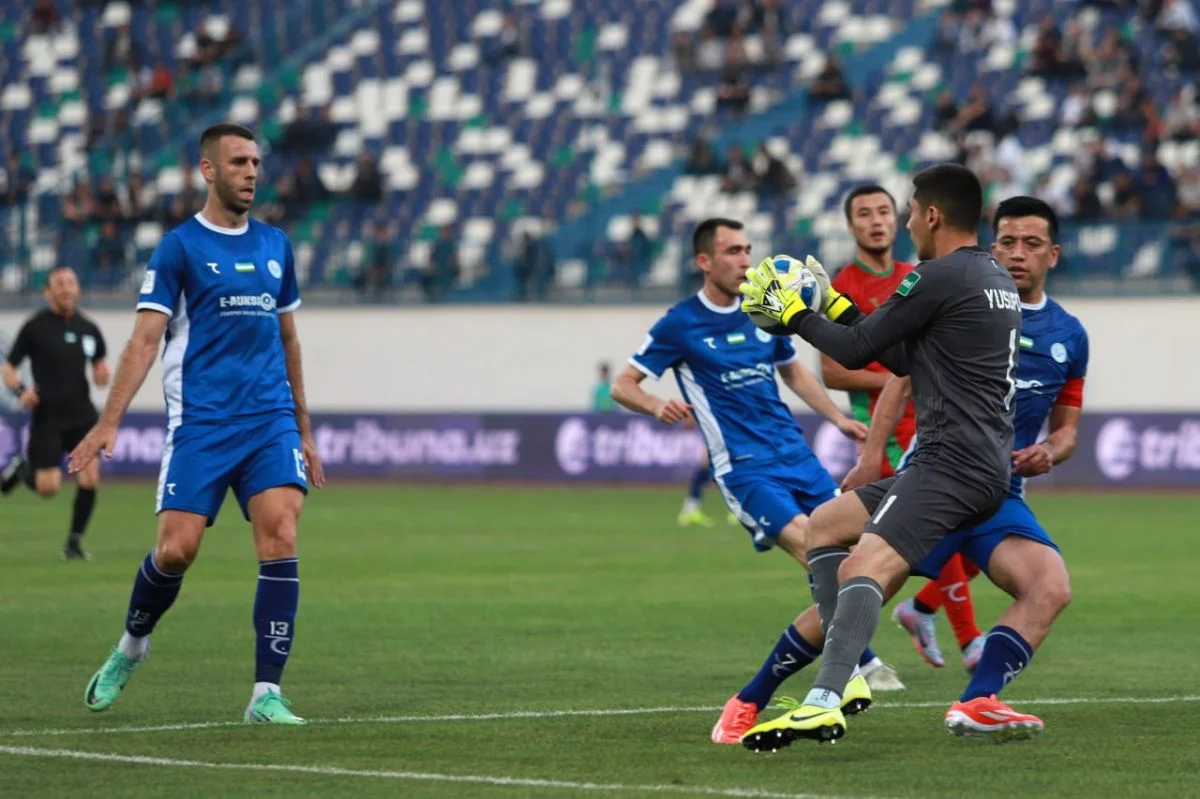 Superliga. "Navbahor" o‘z maydonida "Lokomotiv"ni yirik hisobda mag‘lub etdi